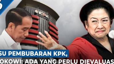 Respons Jokowi Soal Usulan Megawati Bubarkan KPK