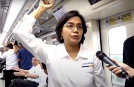 Waduh! Sri Mulyani Ngaku Deg-degan Naik LRT Jabodebek