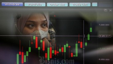 IHSG Sesi 1 Turun, Saham AMMN-GOTO Masih Laris