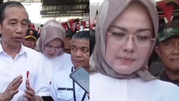 Istri Wali Kota Palu Viral saat Dampingi Jokowi, Netizen Terpesona dengan Paras Cantiknya