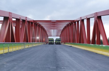 Telah ULF, Jembatan Sei Wampu Siap Sambungkan Tol Binjai-Pangkalan Brandan