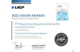 WEGE Raih Lima Penghargaan Internasional LACP Vision Awards 2022