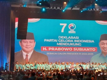 Prabowo Singgung PKB Absen Saat Deklarasi Dukungan dari Partai Gelora