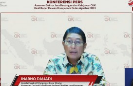 OJK Catat Modal Asing Keluar Rp20,10 Triliun hingga Agustus 2023