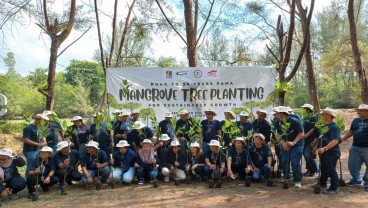 Tekan Emisi Gas Rumah Kaca,  Pamapersada (PAMA) Tanam Pohon Mangrove di Pantai Lamaru Kaltim