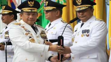 Bahtiar Baharuddin Resmi Dilantik Sebagai Pj Gubernur Sulsel