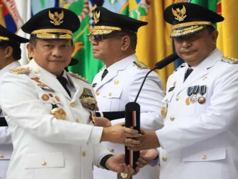 Bahtiar Baharuddin Resmi Dilantik Sebagai Pj Gubernur Sulsel