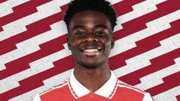 Wonderkid Arsenal Bukayo Saka Dinobatkan Jadi Pemain Terbaik Inggris 2023