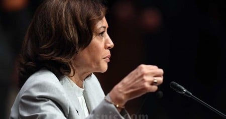 Jokowi Sebut AS Berperan Penting Dalam Wujudkan Keberhasilan KTT Asean 2023. Wakil Presiden Amerika Serikat Kamala Harris menghadiri KTT ASEAN-Amerika Serikat di Jakarta Convention Center, Jakarta, Rabu (6/9/2023). MEDIA CENTER KTT ASEAN 2023/Akbar Nugroho gumay