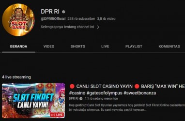 Youtube DPR RI Tak Lagi Diretas, tapi Belum Pulih Sepenuhnya