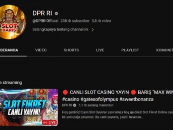 Youtube DPR RI Tak Lagi Diretas, tapi Belum Pulih Sepenuhnya