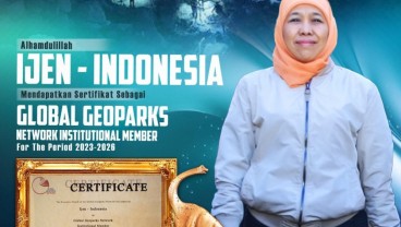 Jatim Mendunia! Geopark Ijen Dikukuhkan Sebagai UNESCO Global Geopark