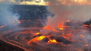 Gunung Berapi Kilauea di Pulau Besar Hawaii Kembali Meletus