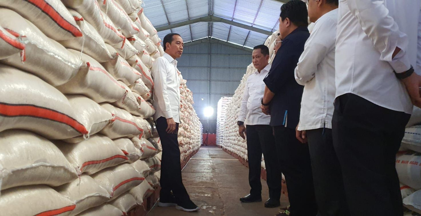Jokowi Lobbies Countries to Secure Rice Stockpile until 2024