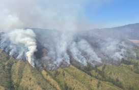 Jatim Terus Upayakan Pemadaman Kebakaran Lahan Gunung Bromo