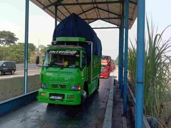 60 Truk ODOL Terjaring Razia di Ruas Tol Surabaya-Gempol