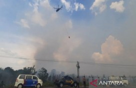 Kebakaran Dekat Bandara Syamsudin Noor Banjarmasin, Begini Penanganannya