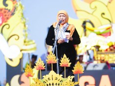 Gubernur Khofifah Hadiri Festival Gandrung Sewu 2023