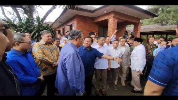 SBY ke Hambalang, Demokrat Belum Resmi Deklarasi Dukung Prabowo
