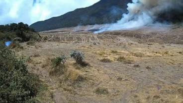 Viral Instagram, Alun-Alun Suryakencana Gunung Gede Terbakar