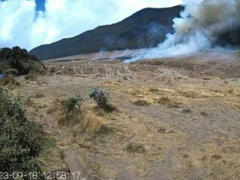 Viral Instagram, Alun-Alun Suryakencana Gunung Gede Terbakar