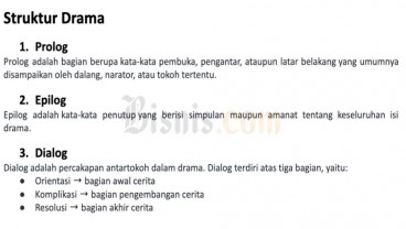 Mengenal Struktur Naskah Drama, Ciri beserta Unsur di Dalamnya