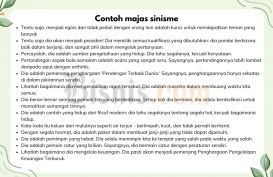 50 Contoh Majas Sinisme, Pengertian, Ciri-ciri, dan Fungsinya