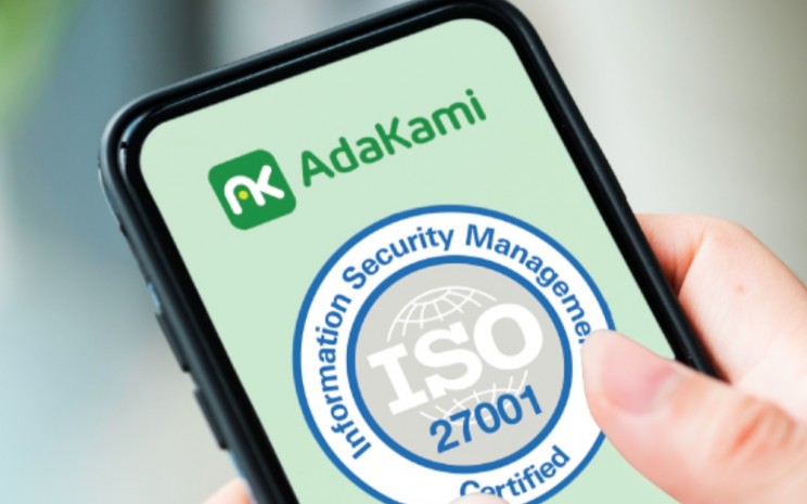 Ilustrasi Pinjol AdaKami mendapat sertifikat ISO 27001: 2023 soal keamanan data. -  AdaKami.com