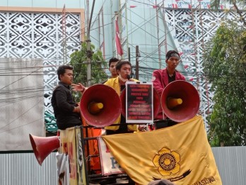 Ratusan Mahasiswa di Sumsel Protes Penanganan Karhutla Belum Optimal