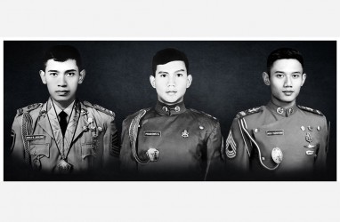 Viral Potret SBY, Prabowo dan AHY Berseragam Taruna ketika di Akmil