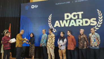 Bisnis Indonesia Raih Penghargaan dari Ditjen Pajak Kemenkeu