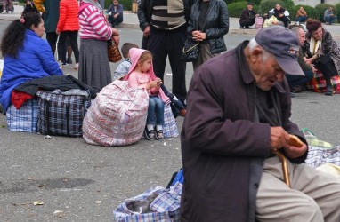 Ribuan Pengungsi Nagorno-Karabakh Memasuki Armenia