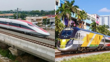 Perbandingan Spesifikasi Whoosh dan Brightline Kereta Cepat Baru AS, Keren Mana?