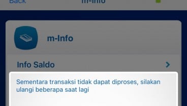 MBanking BCA Error Lagi, Nasabah Tak Bisa Cek Saldo dan Transfer