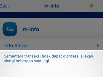 MBanking BCA Error Lagi, Nasabah Tak Bisa Cek Saldo dan Transfer