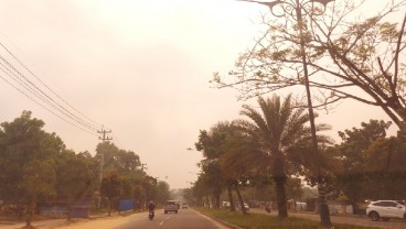 Kabut Asap Pekat, Kualitas Udara di Pekanbaru Masuk Level Tidak Sehat