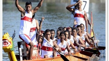 Tim Perahu Naga Putra-Putri Indonesia Rebut Perak dan Perunggu Asian Games 2023