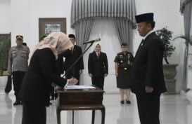 Tuti Ruswati Dilantik Jadi Pj Sekda Sumedang