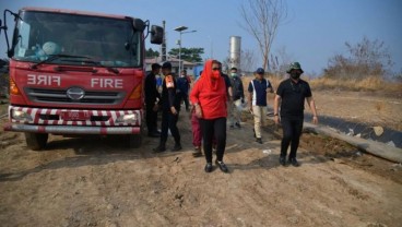 Pemadaman Api di TPA Jatibarang Hadapi Sejumlah Kendala