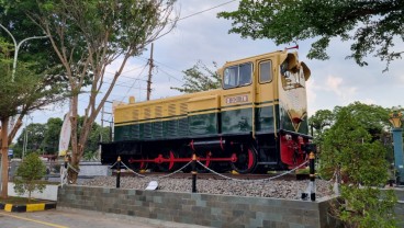 Lokomotif Tua jadi Ikon Baru Stasiun Solo Balapan