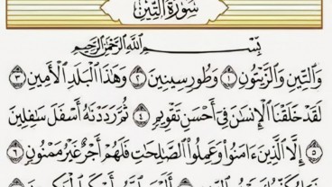 Quran Surat At-Tin: Ayat, Latin dan Isi Kandungan