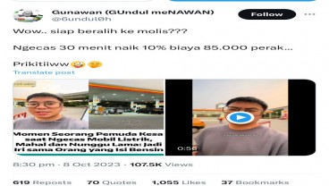 Viral, Isi Daya Wuling Air ev Disebut Lebih Mahal dari Bensin Ferrari