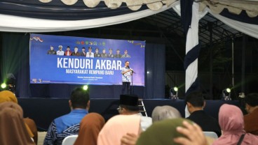 Masyarakat Rempang Hadiri Kenduri Akbar Masyarakat Rempang Baru