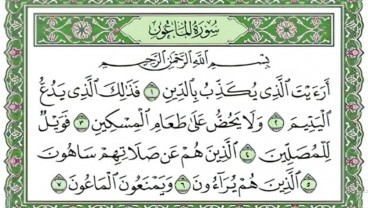 Surat Al-Maun: Ayat, Terjemahan dan Keutamaan