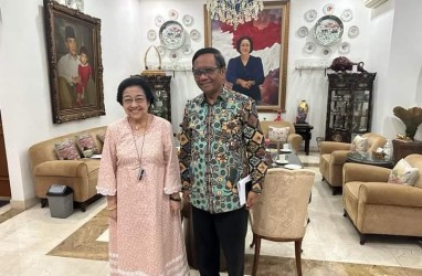 Megawati dan Mahfud MD Bertemu Jelang Pengumuman Cawapres Ganjar