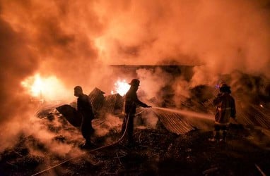 Kasus Kebakaran di Makassar Terbanyak Sejak Lima Tahun Terakhir