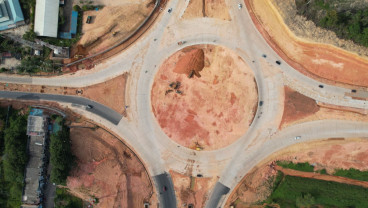 Proyek Bundaran Punggur Mulai Dikerjakan, Rampung Oktober 2024