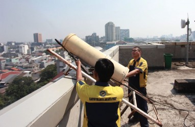 Polusi Udara di Jakarta Jumat (20/10) Pagi Peringkat 7 di Dunia