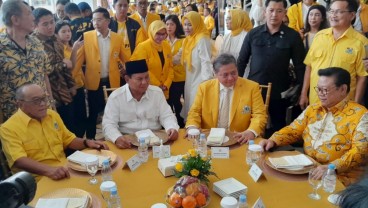 Prabowo Semeja Bareng Akbar Tandjung hingga Ical di Syukuran HUT ke-59 Golkar