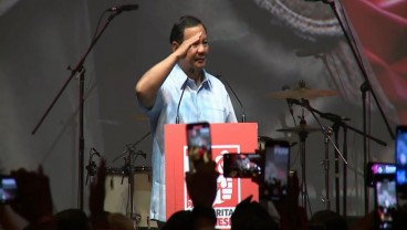 Gimik Prabowo Subianto Saat Hadiri Deklarasi PSI